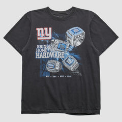 New York Giants Reebok 2011 T-shirt - Black Vintage sale