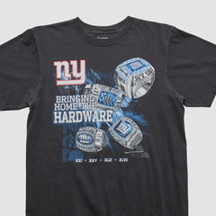 New York Giants Reebok 2011 T-shirt - Black Vintage sale