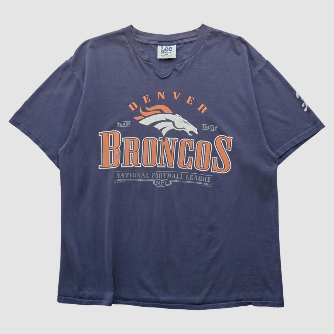 Denver Broncos Lee Apparel 90s T-shirt - Navy Vintage outlet