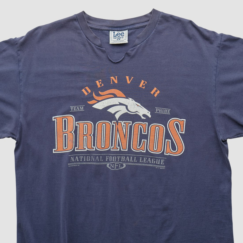 Denver Broncos Lee Apparel 90s T-shirt - Navy Vintage outlet