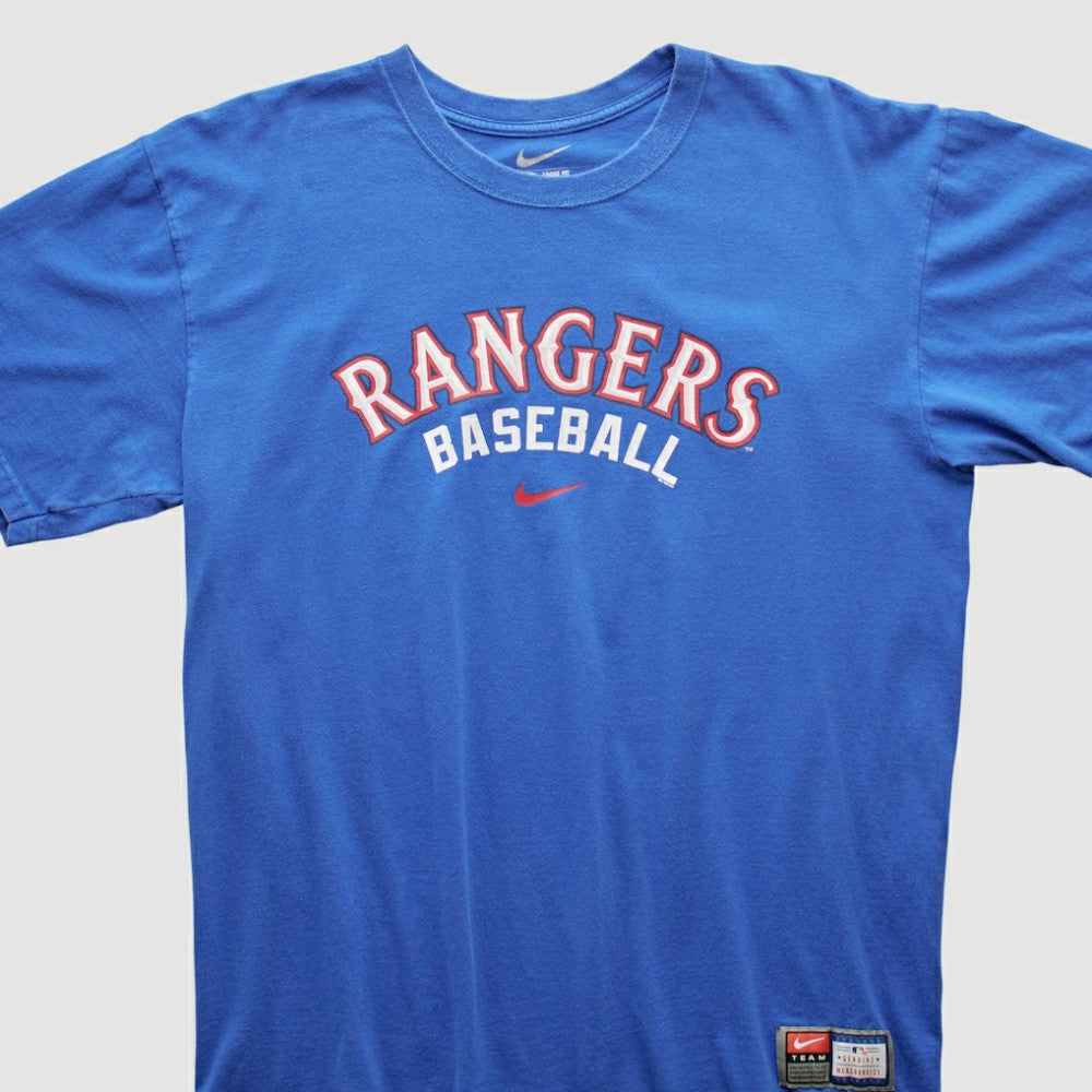 Texas Rangers 2000s T-shirt Blue Vintage