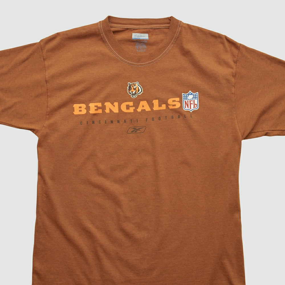 Cincinnati Bengals Reebok 2000s T-shirt - Brown Vintage discount