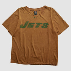 New York Jets 2000s T-shirt - Brown Vintage cheap