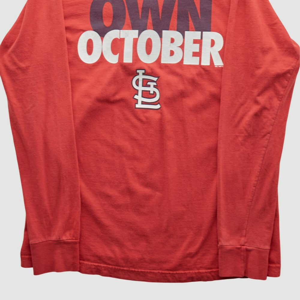 St. Louis Cardinals 2010s Long Sleeve T-shirt Red Vintage