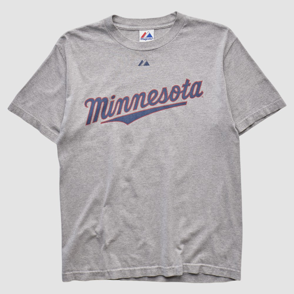 Minnesota Twins Majestic 2010 T-shirt Heather Gray Vintage