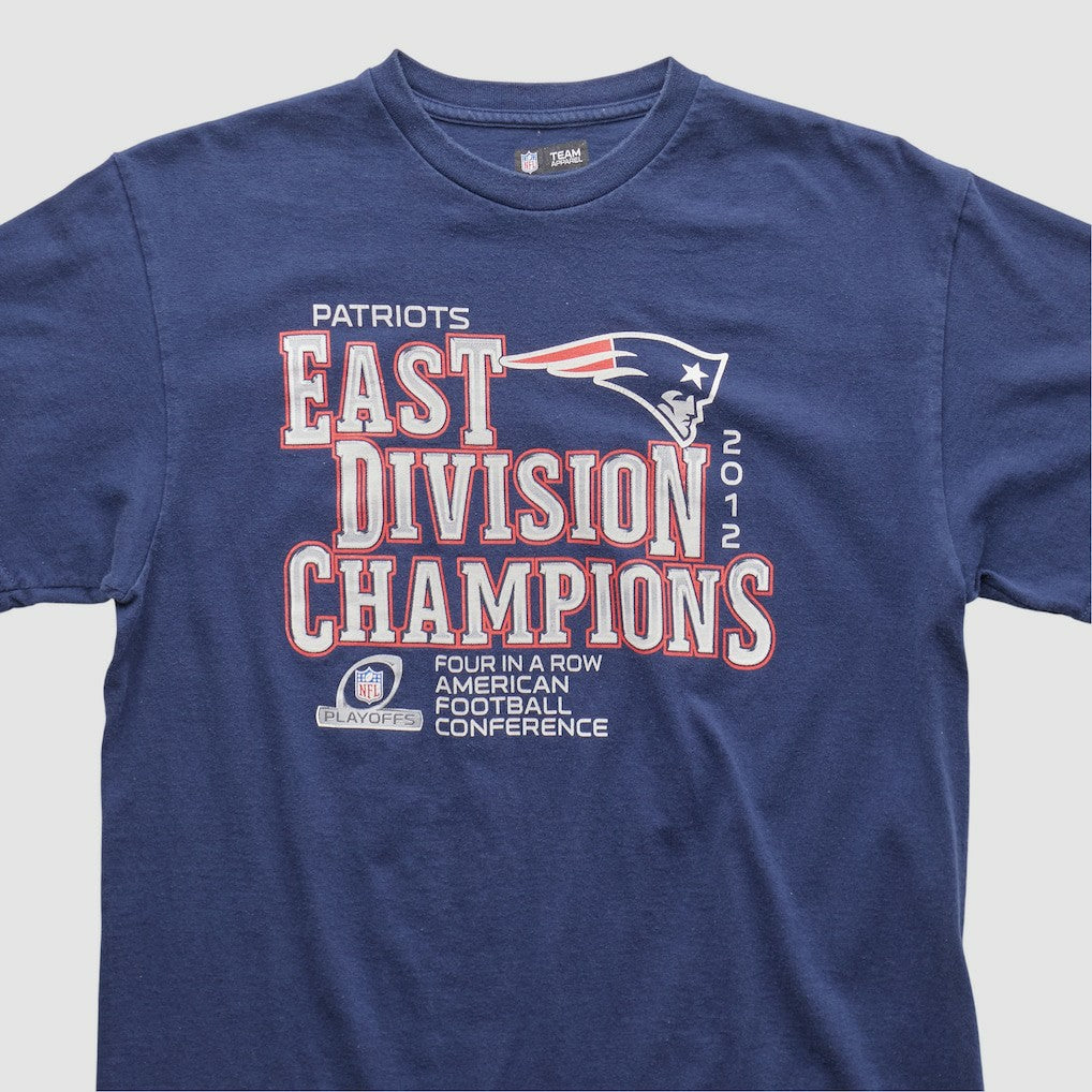 New England Patriots NFL 2012 T-shirt - Navy Vintage discount