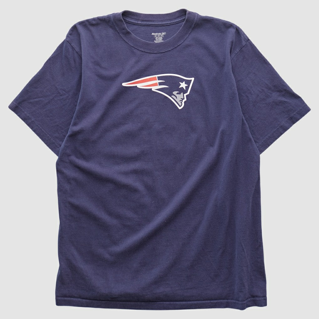 New England Patriots Reebok 2000s T-shirt - Navy Vintage on sale