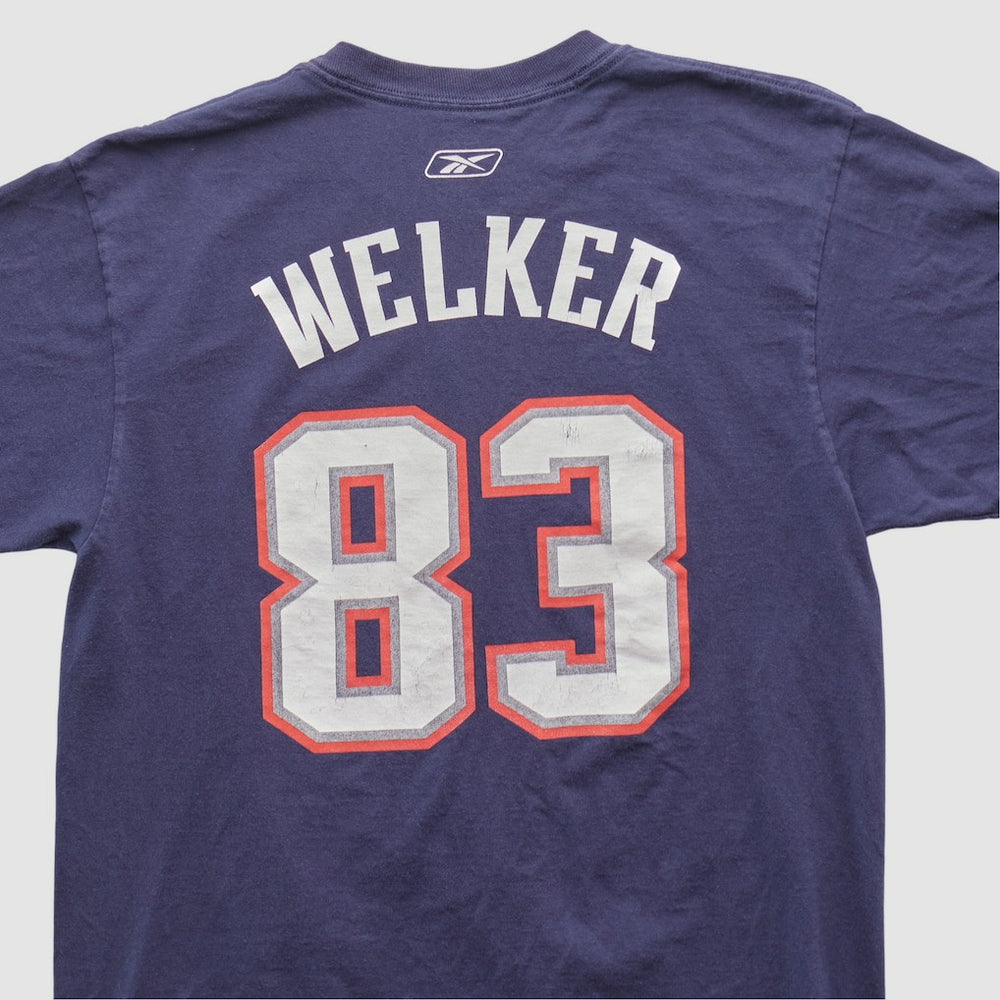 New England Patriots Reebok 2000s T-shirt - Navy Vintage on sale