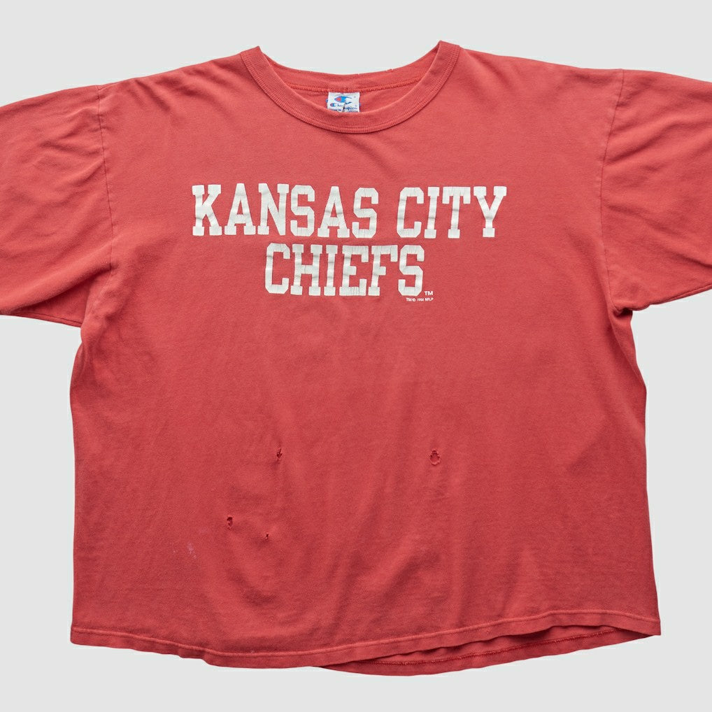 Kansas City Chiefs Champion 90s T-shirt - Red Vintage outlet