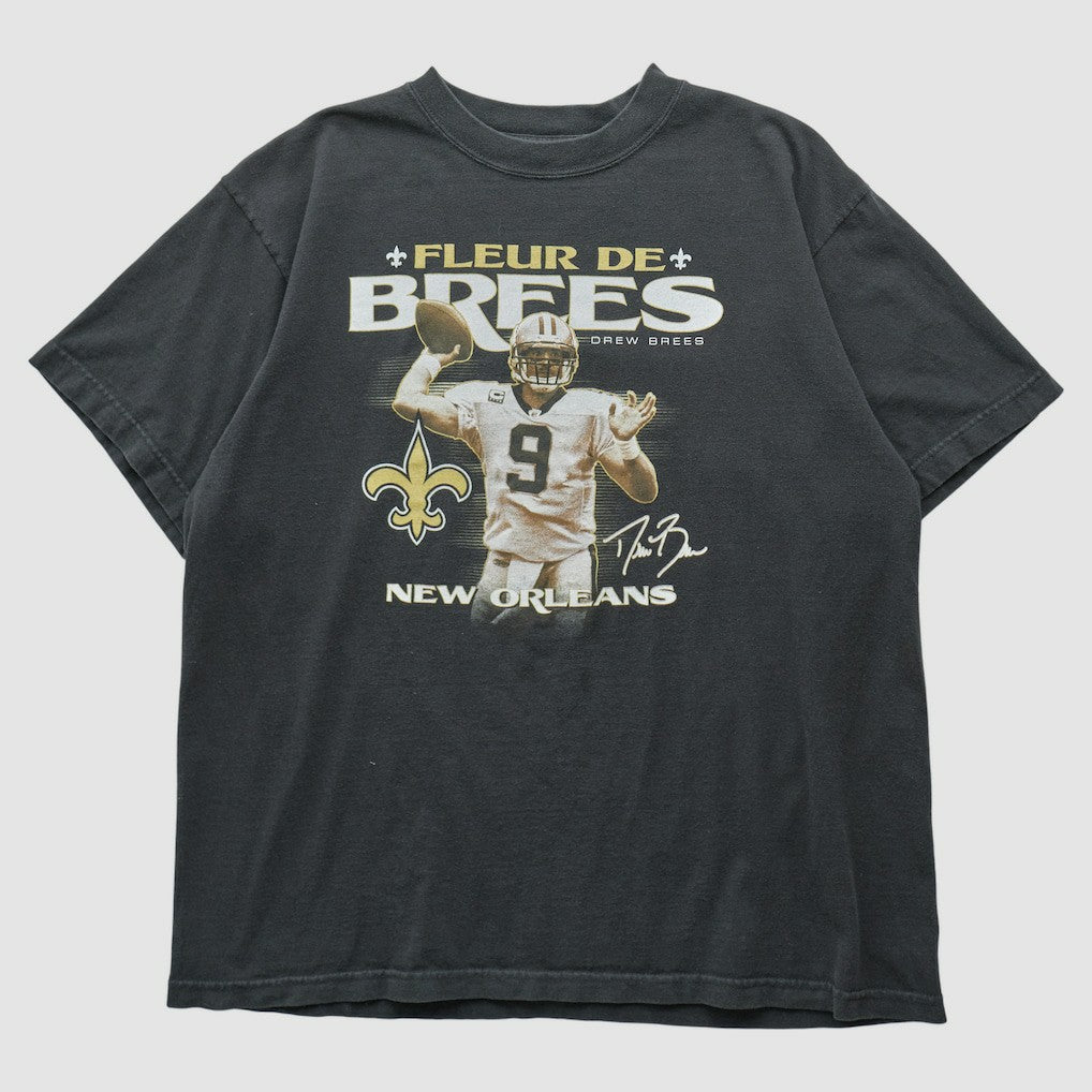 New Orleans Saints Reebok 2000s T-shirt - Black Vintage for sale
