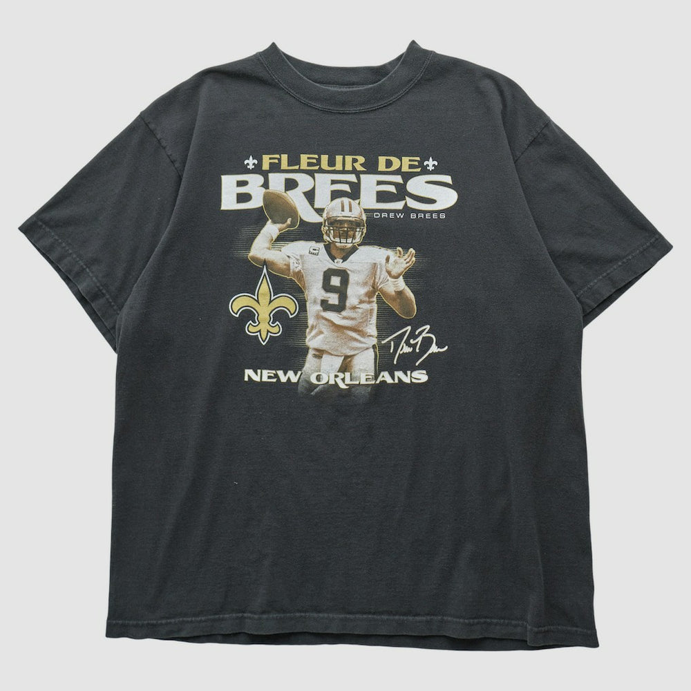 New Orleans Saints Reebok 2000s T-shirt - Black Vintage for sale