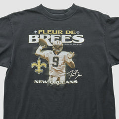 New Orleans Saints Reebok 2000s T-shirt - Black Vintage for sale
