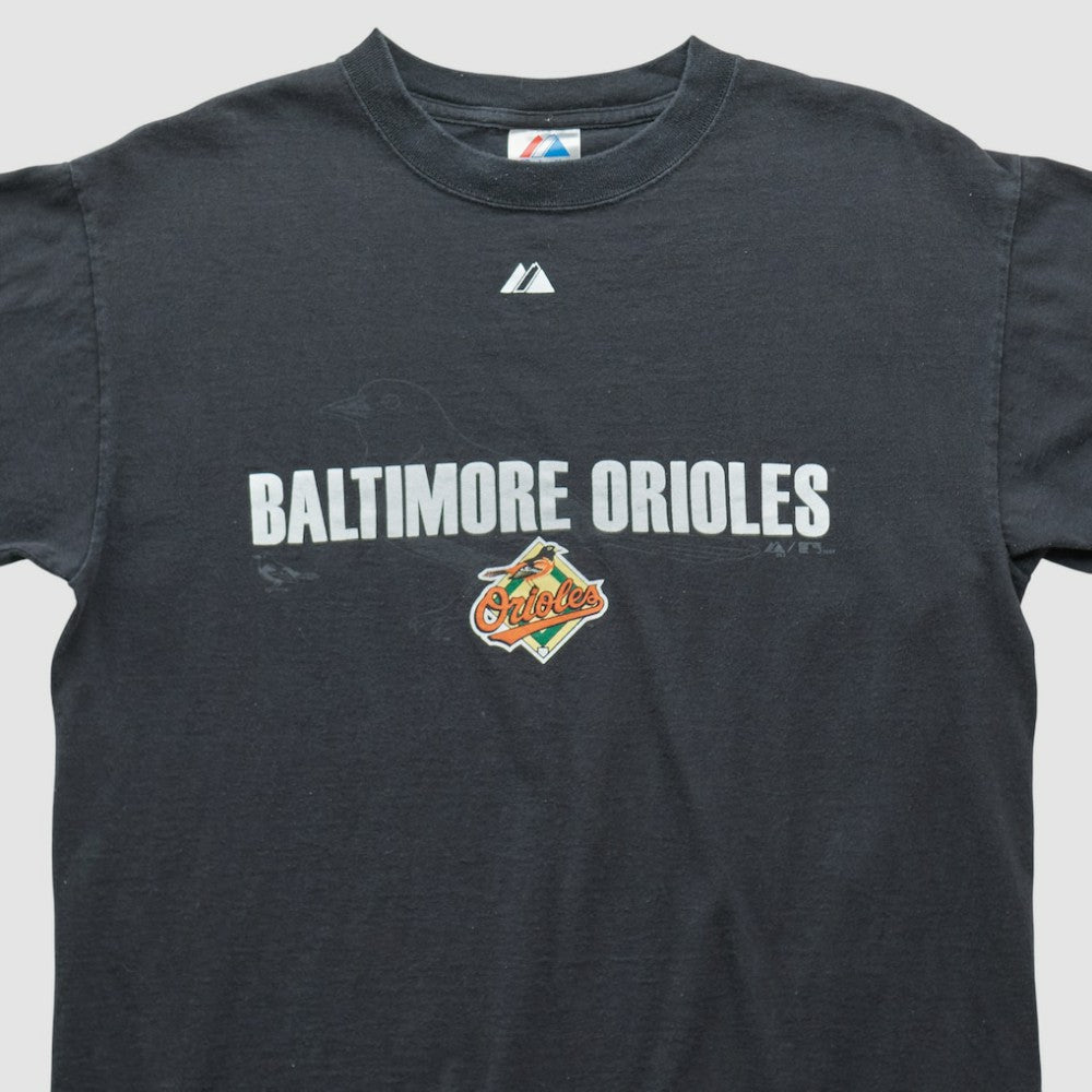 Baltimore Orioles Majestic 2007 T-shirt Black Vintage