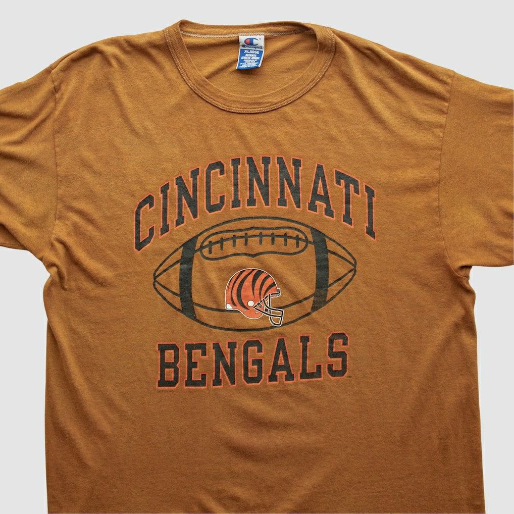 Cincinnati Bengals Champion 90s T-shirt - Brown Vintage discount