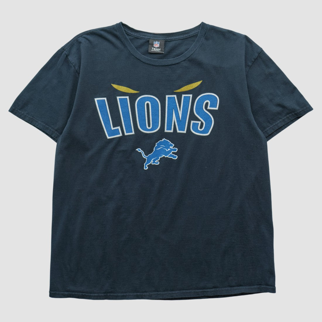 Detroit Lions NFL 2010s T-shirt - Navy Vintage on sale