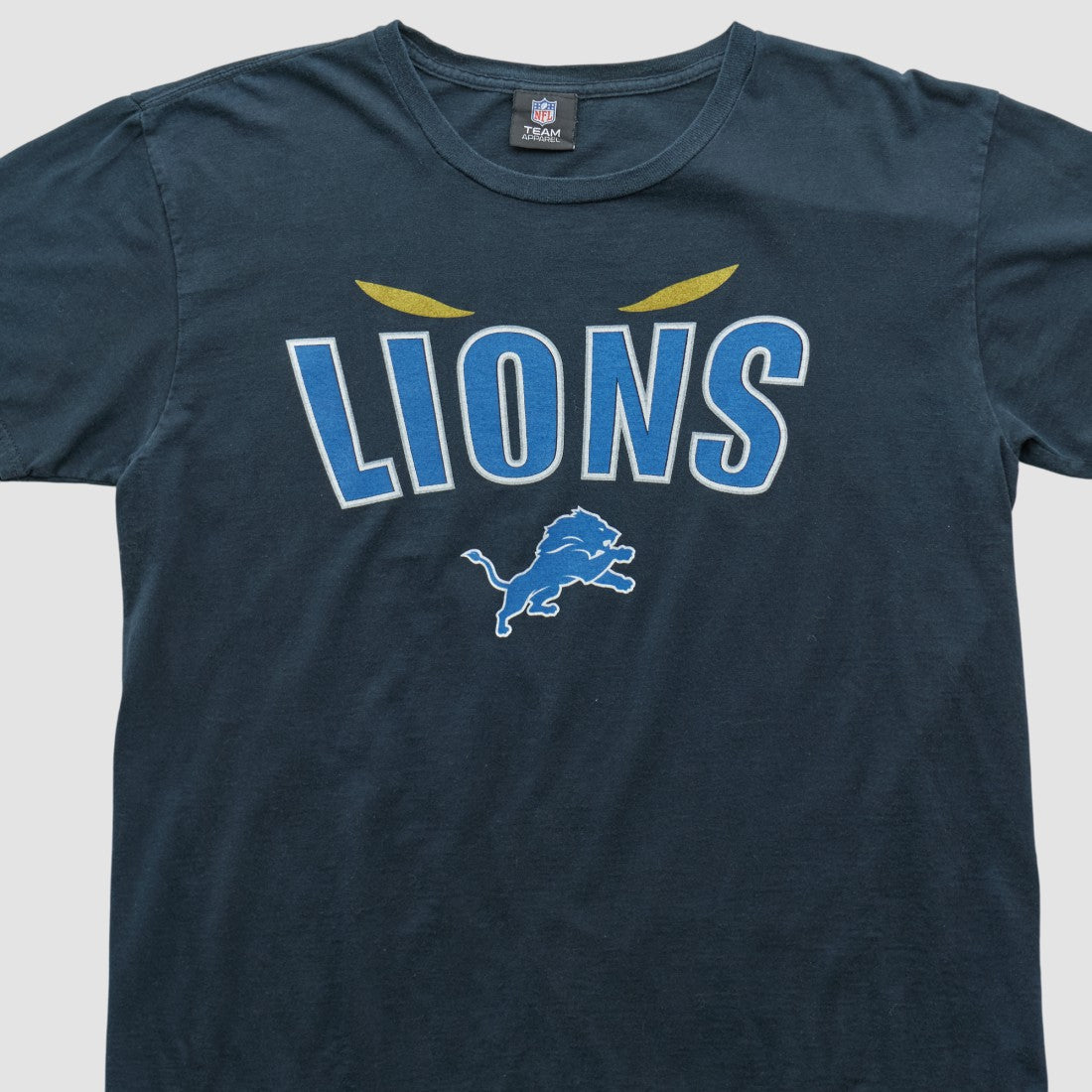 Detroit Lions NFL 2010s T-shirt - Navy Vintage on sale