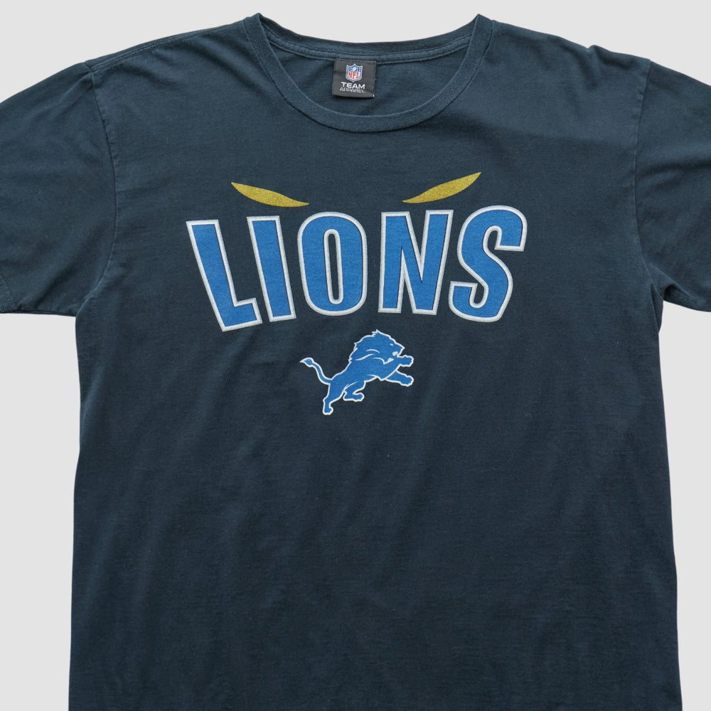 Detroit Lions NFL 2010s T-shirt - Navy Vintage on sale
