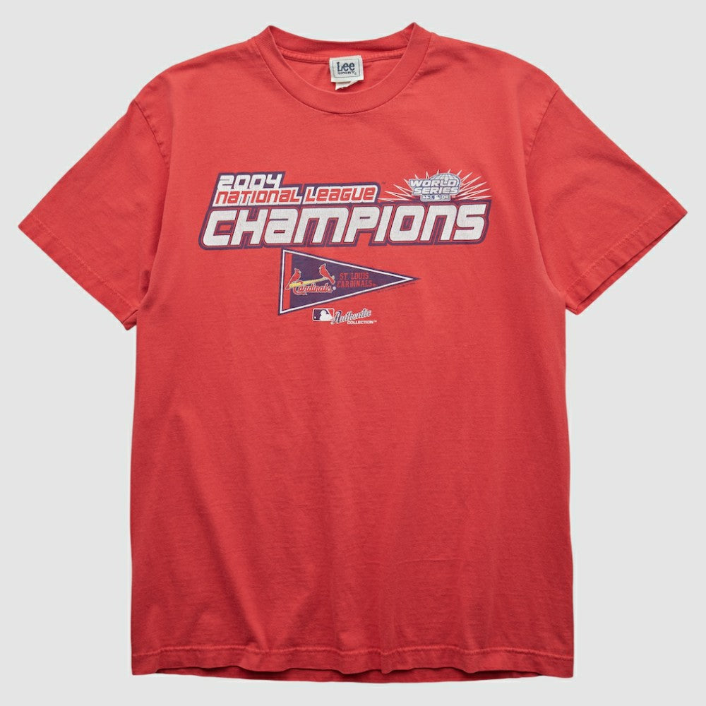 St. Louis Cardinals Lee Apparel 2004 T-shirt Red Vintage
