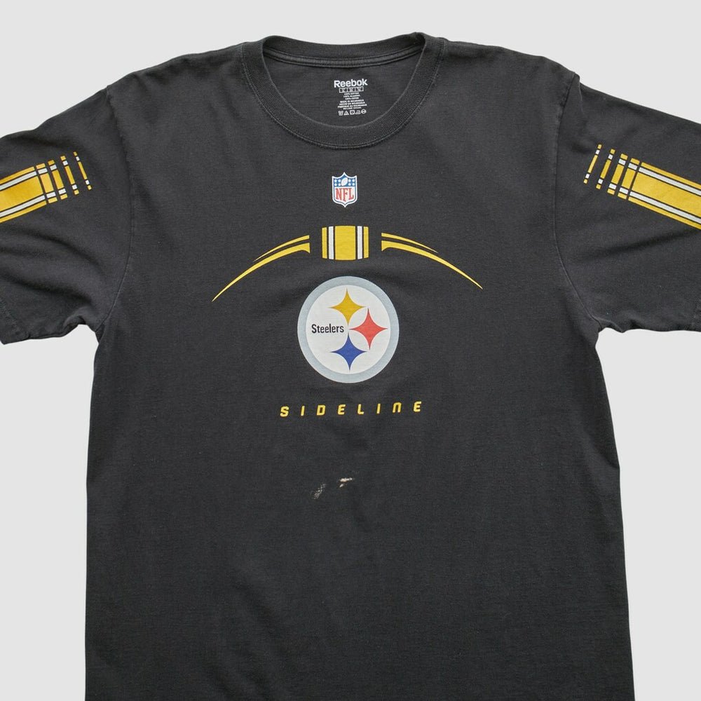 Pittsburgh Steelers Reebok 2000s T-shirt - Black Vintage cheap