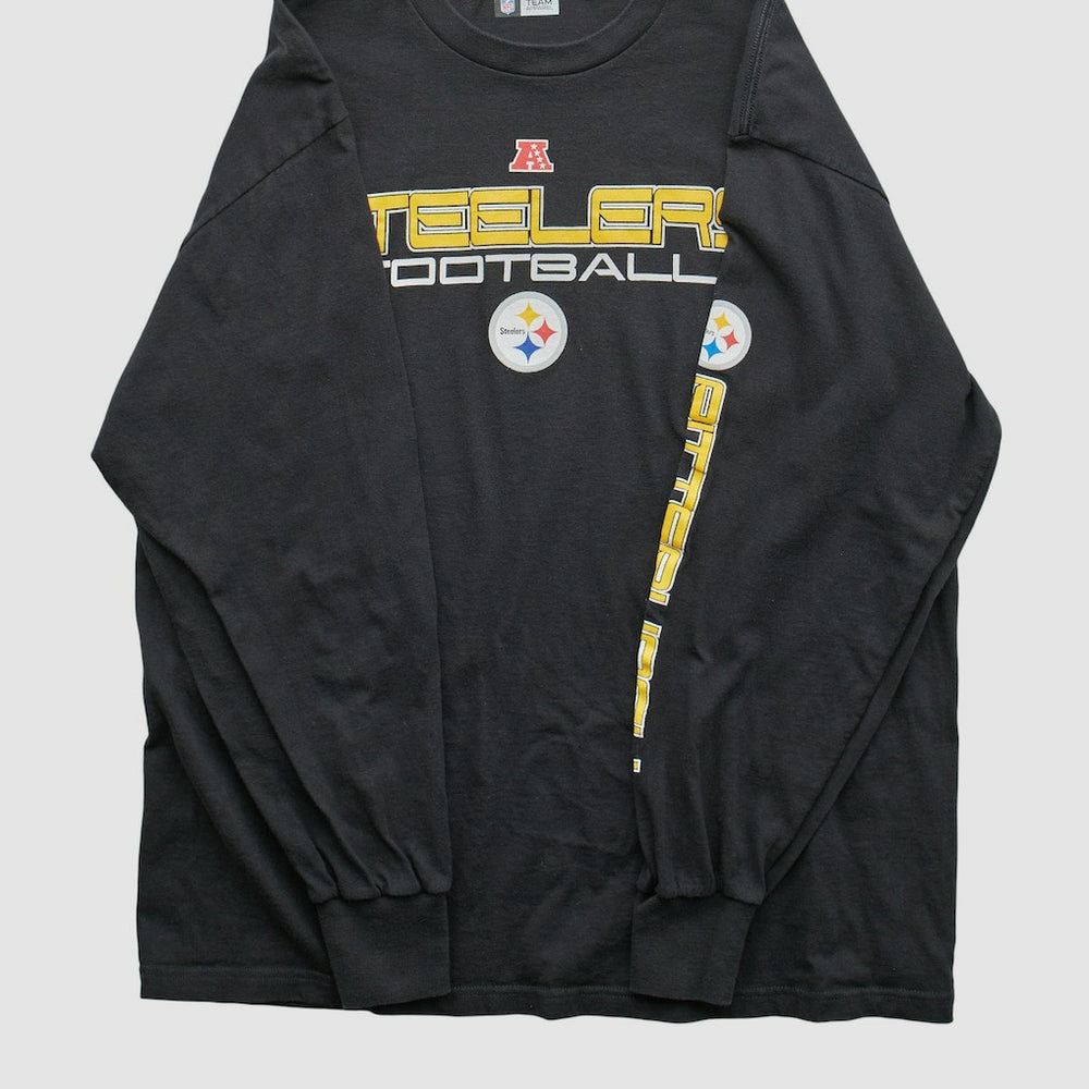 Pittsburgh Steelers NFL 2010s Long Sleeve T-shirt - Black Vintage outlet