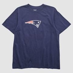 New England Patriots Reebok 2000s T-shirt - Navy Vintage for sale