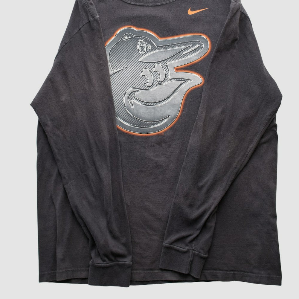 Baltimore Orioles 2010s Long Sleeve T-shirt Black Vintage