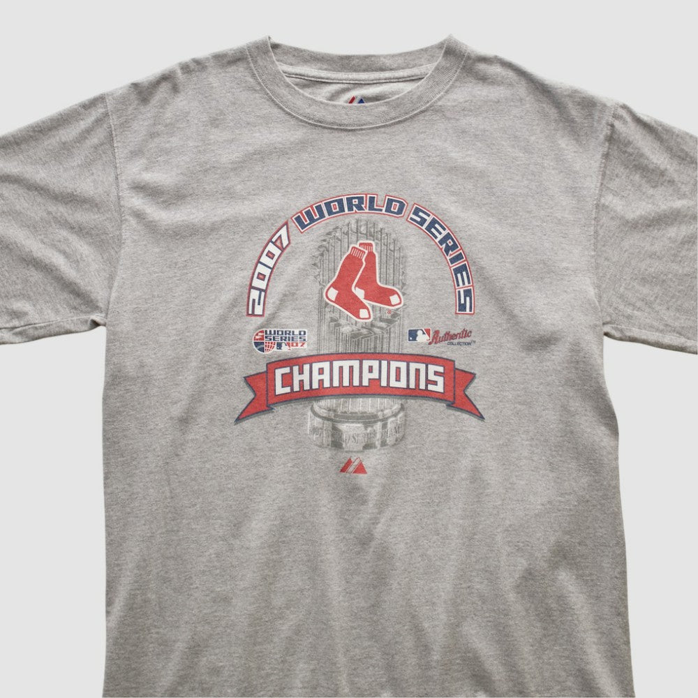 Boston Red Sox Majestic 2007 T-shirt Heather Gray Vintage