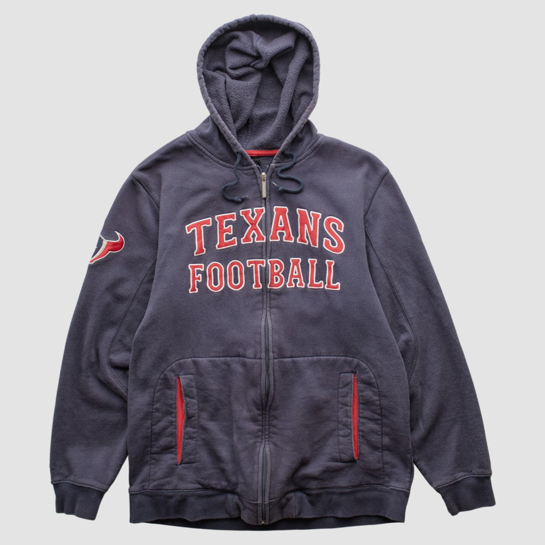 Houston Texans Reebok 2010s Hooded Full Zip Sweatshirt - Navy Vintage cheap