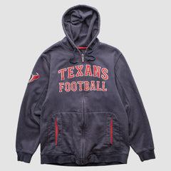 Houston Texans Reebok 2010s Hooded Full Zip Sweatshirt - Navy Vintage cheap