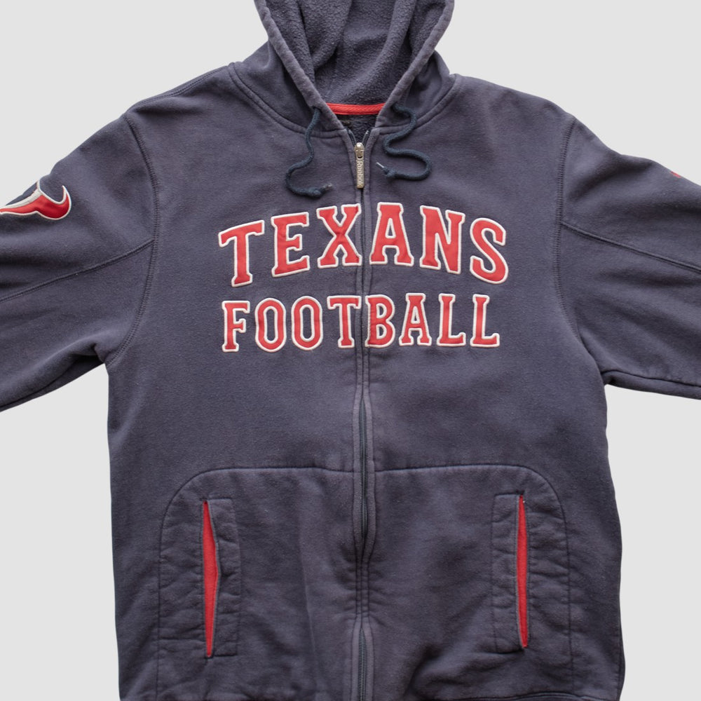 Houston Texans Reebok 2010s Hooded Full Zip Sweatshirt - Navy Vintage cheap