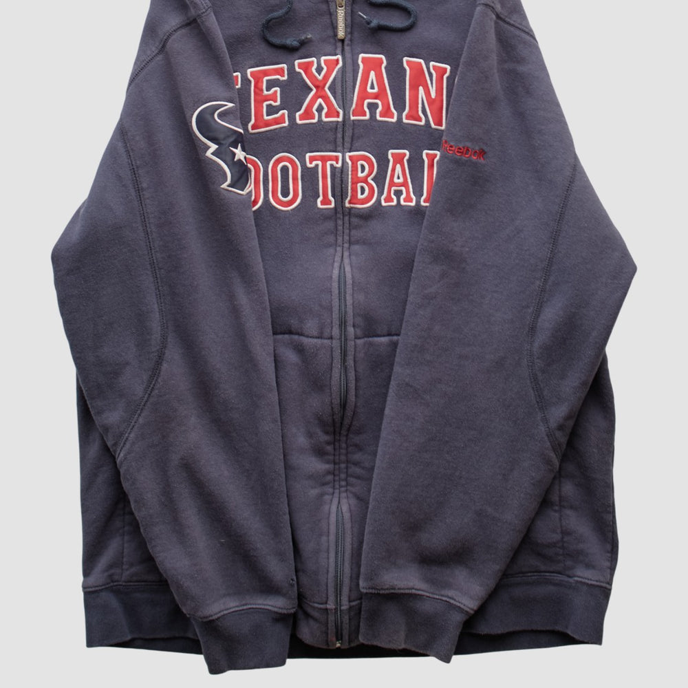 Houston Texans Reebok 2010s Hooded Full Zip Sweatshirt - Navy Vintage cheap