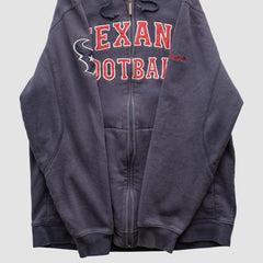 Houston Texans Reebok 2010s Hooded Full Zip Sweatshirt - Navy Vintage cheap