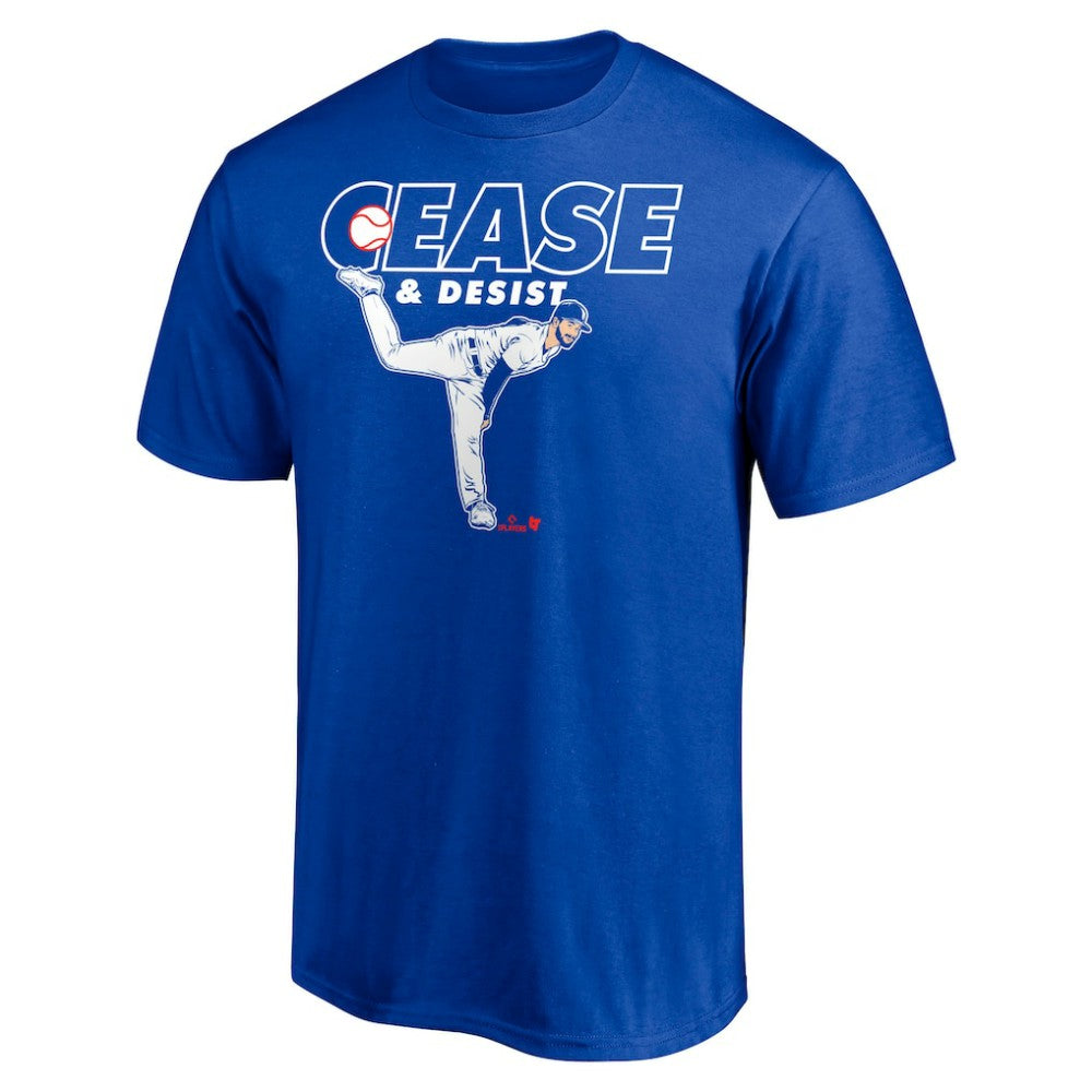 Dylan Cease Toronto Blue Jays BreakingT Unisex Cease And Desist T-Shirt Royal