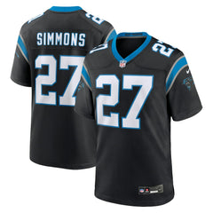 Isaiah Simmons Carolina Panthers Team Game Jersey - Black cheap