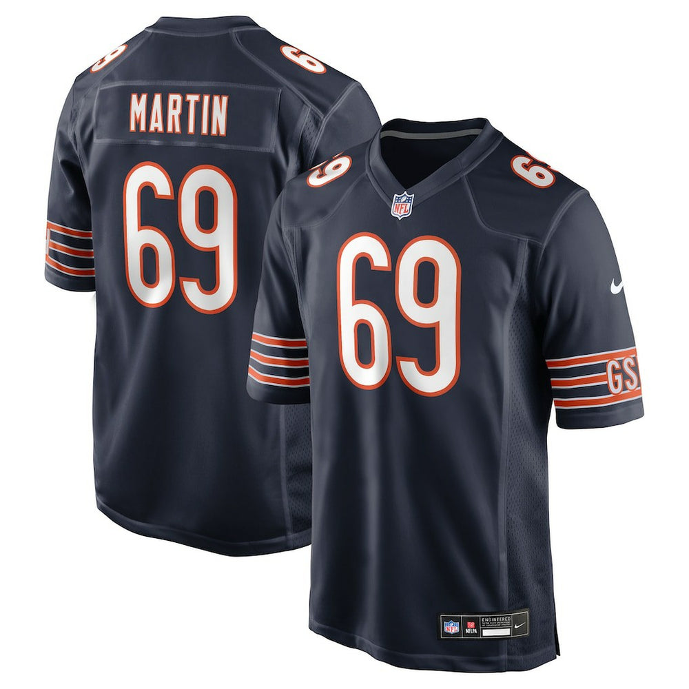 Jeremiah Martin Chicago Bears Team Game Jersey - Navy cheap