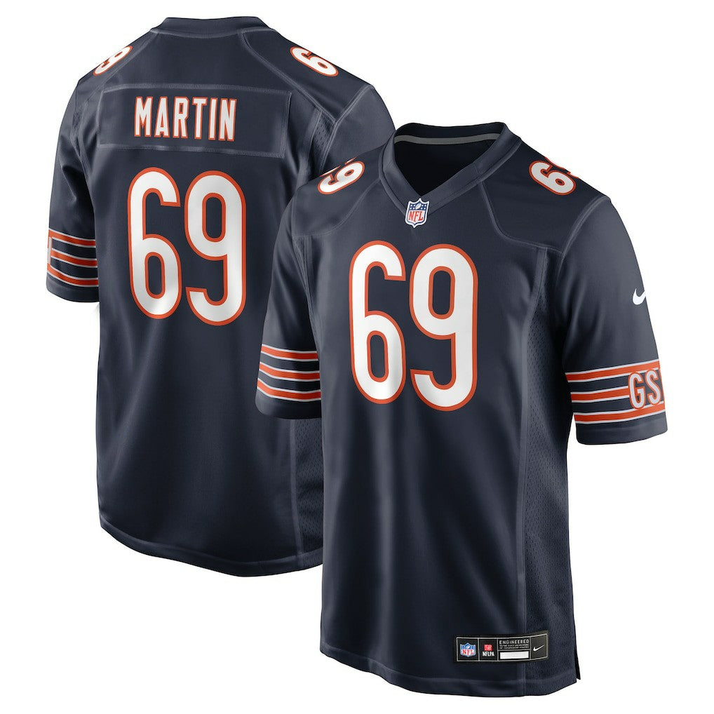 Jeremiah Martin Chicago Bears Team Game Jersey - Navy cheap