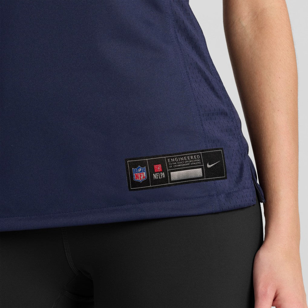 Qadir Ismail Chicago Bears Women's Team Game Jersey - Navy sale