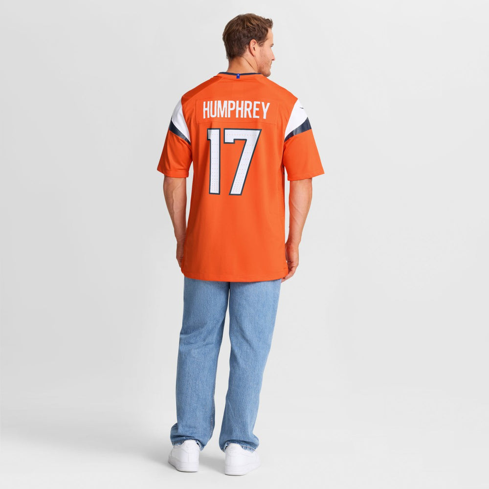 Lil'Jordan Humphrey Denver Broncos Team Game Jersey - Orange online