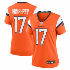 Lil'Jordan Humphrey Denver Broncos Women's Team Game Jersey - Orange online