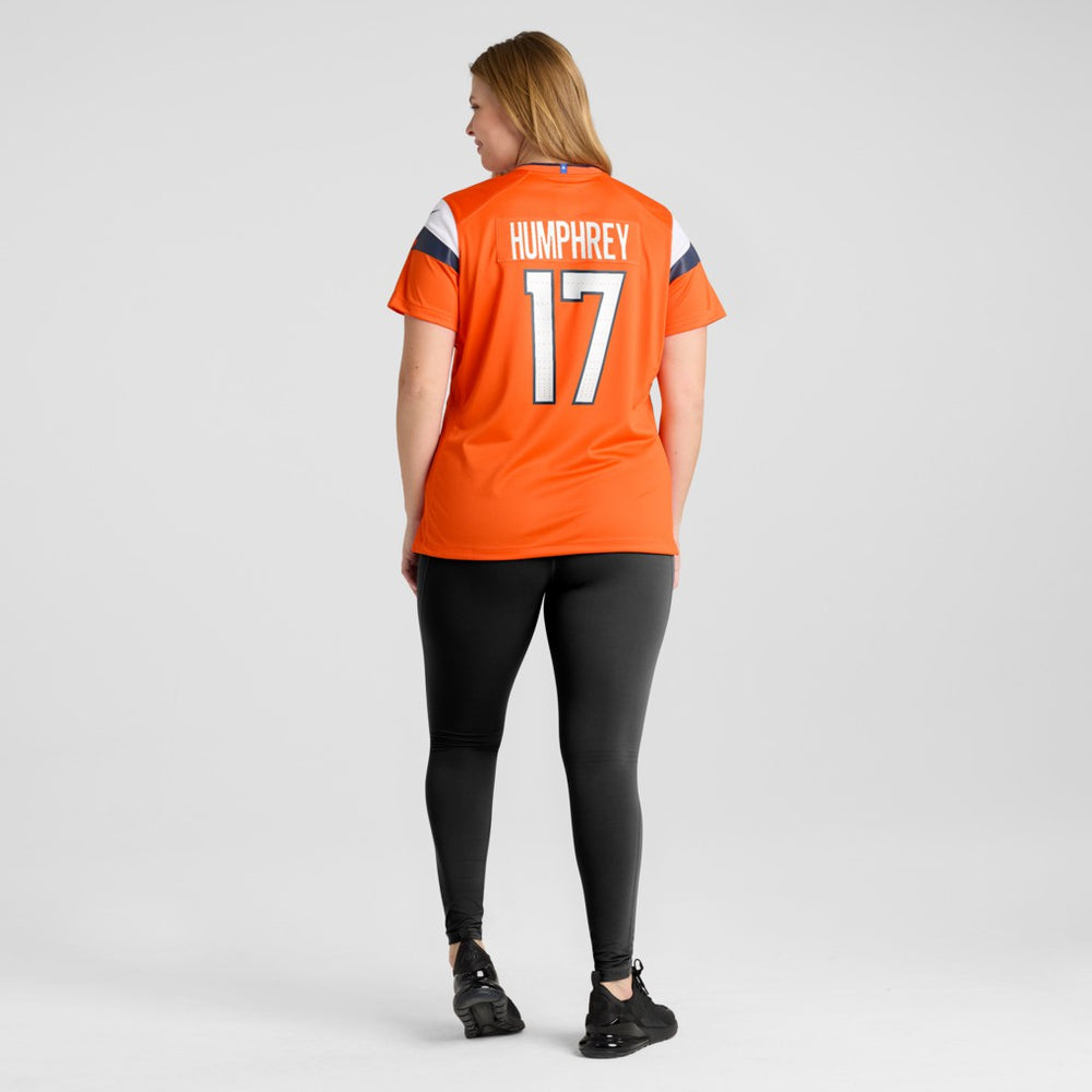 Lil'Jordan Humphrey Denver Broncos Women's Team Game Jersey - Orange online