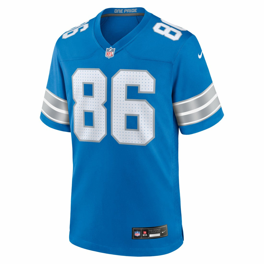 Anthony Firkser Detroit Lions Team Game Jersey - Blue on sale