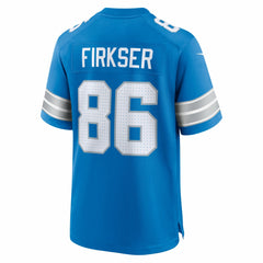 Anthony Firkser Detroit Lions Team Game Jersey - Blue on sale