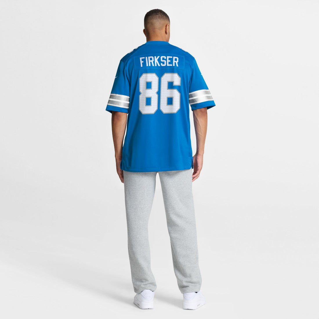 Anthony Firkser Detroit Lions Team Game Jersey - Blue on sale