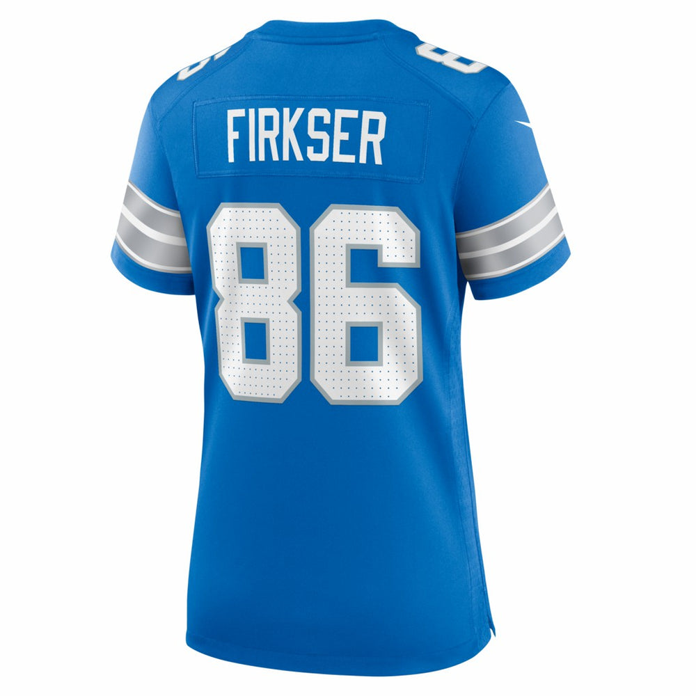 Anthony Firkser Detroit Lions Women's Team Game Jersey - Blue cheap