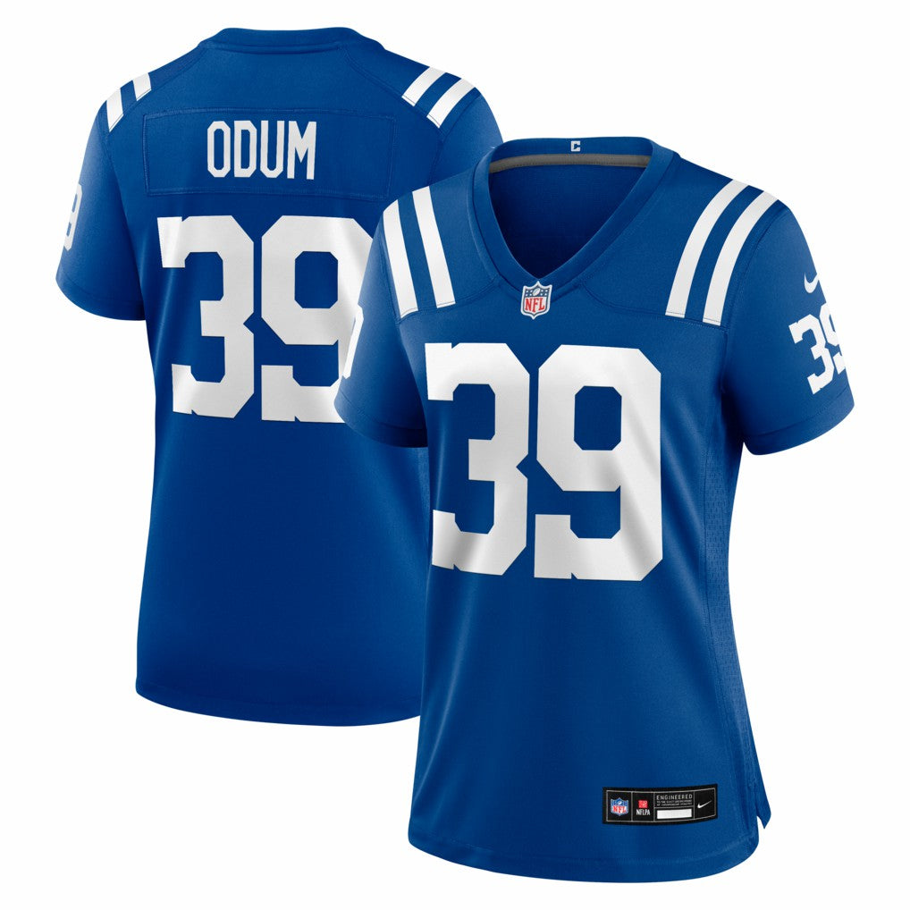 George Odum Indianapolis Colts Women's Team Game Jersey - Royal outlet