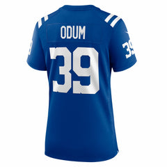 George Odum Indianapolis Colts Women's Team Game Jersey - Royal outlet