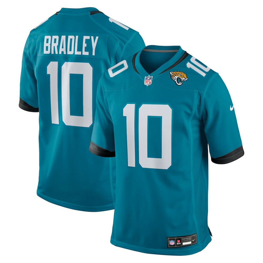 Carter Bradley Jacksonville Jaguars Team Game Jersey - Teal sale