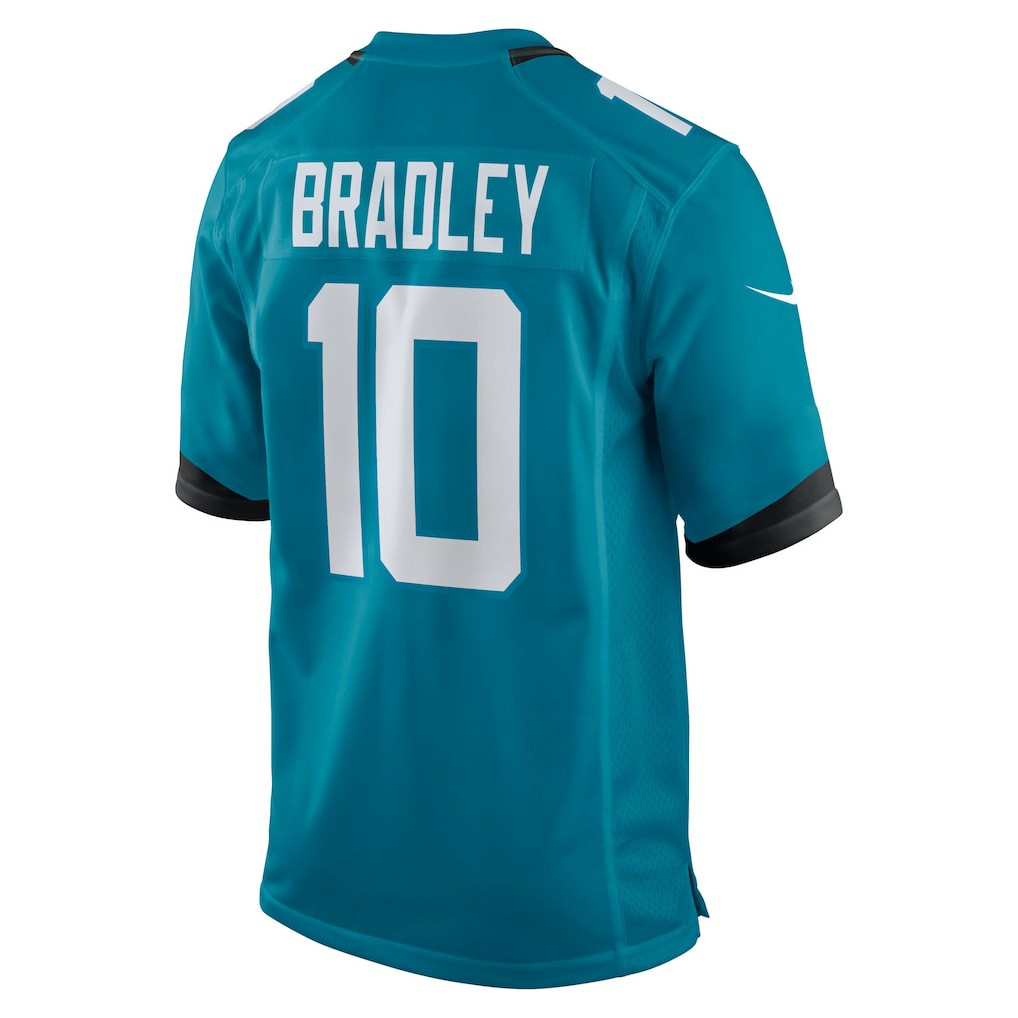 Carter Bradley Jacksonville Jaguars Team Game Jersey - Teal sale