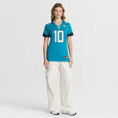 Carter Bradley Jacksonville Jaguars Women's Team Game Jersey - Teal outlet