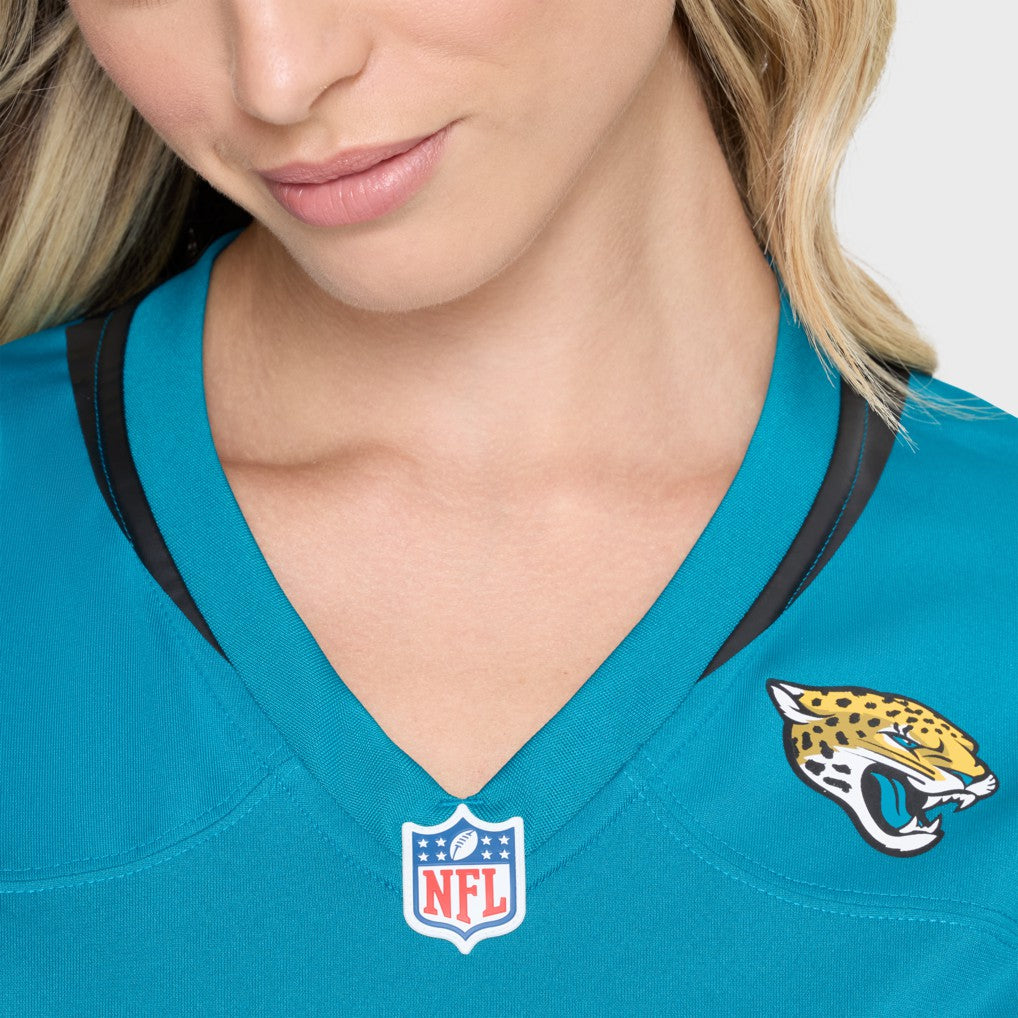 Carter Bradley Jacksonville Jaguars Women's Team Game Jersey - Teal outlet